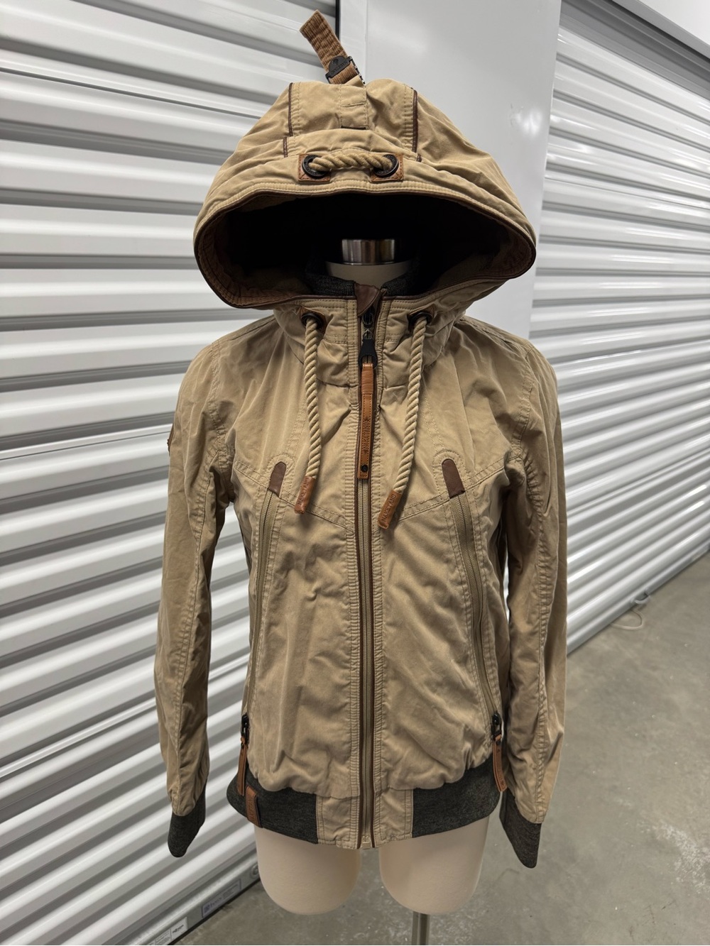 Naketano Tiffy Du Vogel Sand Tan Jacket Medium